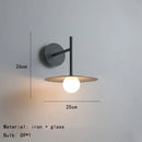 Axyaa Circular Iron UFO LED Wall Lamp for Nordic Living Room, Bedroom & Study