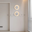 Axyaa Bedside LED Wall Lamp Modern Nordic Room Decor Plaster Light