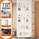 Axyaa Cartoon Wardrobe: Foldable Storage Organizer with Wheels
