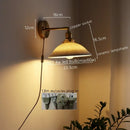Axyaa Ceramic Copper LED Wall Lamp Nordic Modern Wandlamp Applique Da Parete