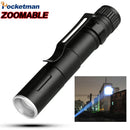 Axya Mini Zoomable LED Flashlight Waterproof Torch