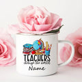 Axyaa Personalized Enamel Mug | Retro Coffee Cup for Teachers & Gifts