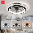 Axyaa Smart Ceiling Fan with LED Light & Remote Control, 6-Level Wind Speed