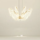 Axyaa LED Butterfly Chandelier: Modern Pendant Light for Living Room & Dining Table