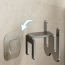 Axyaa Slipper Hook Rack Wall Mounted Bathroom Storage Shoe Drying Rack