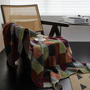 Axyaa Buffalo Grid Microfiber Knit Throw Blanket - Soft & Cozy 51x63inch