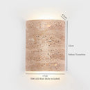 Axyaa Yellow Travertine LED Wall Light for Room Decoration, Living Dining Room Wall Lamp