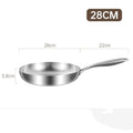 Axyaa Stainless Steel Non Stick Frying Pan for Gas Stove and Induction Cooker