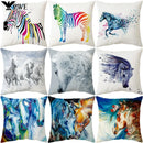 Axyaa Wild Animal Pillow Cover 45*45cm - Decorative Cushion for Living Room, Sofa, Car