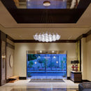 Axyaa Art Glass Villa Chandelier - French Minimalist Luxury Ceiling Lamp