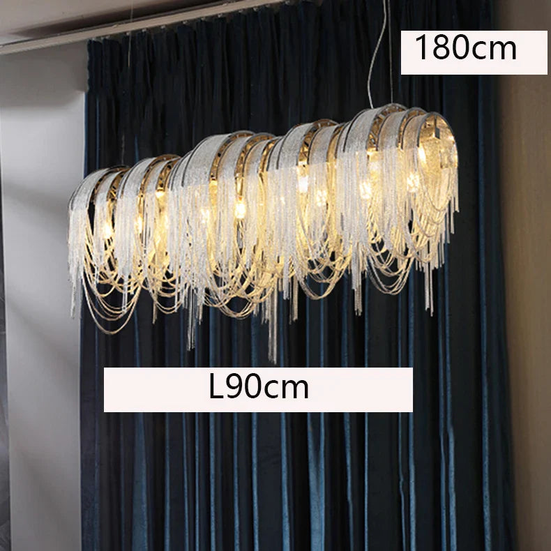 Nordic Pendant Lamp for Dining Room by Axyaa: Indoor Ceiling Lighting Chandelier for Living Room