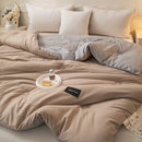 Axyaa Double Bed Quilt: Autumn Winter Soy Fiber Queen Size Comforter