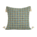 Axyaa Jacquard Tassel Throw Pillowcase for Home Decor