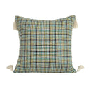 Axyaa Jacquard Tassel Throw Pillowcase for Home Decor