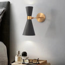 Axyaa Minimalist Nordic Wall Light in Gold and Black for Bedroom, Bathroom, Hotel Lighting