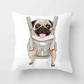Cute Pug Bulldog Pillowcase for Living Room Decor - Axyaa Home Decor