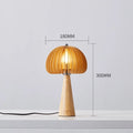 Axyaa Japanese Pumpkin Wooden Floor Lamp LED Lighting for Home Decor