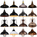 Axyaa Industrial Black Metal Pendant Light for Bar Restaurant Chandelier