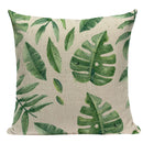 Axyaa Tree Green Cushion Cover: Green Decorative Flower Sofa Car Pillow