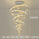 Axyaa Crystal Chandelier for Duplex Architecture Living Room & Stair Lighting