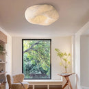 Axyaa Silk Ceiling Lamp: Irregular Shape, Dimmable, Remote Control