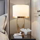 Axyaa Gold Luxury Table Lamp for Bedroom Living Room Decor