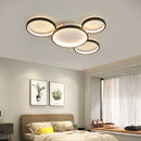 Axyaa Circle LED Ceiling Lights Modern Creative Design for Living Room Hall Bedroom