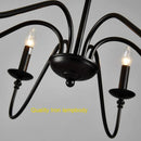 Axyaa Modern Iron Chandelier Light for Living Room, Kitchen, and Dining Room