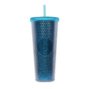 Axyaa Double Layered Straw Cup: Diamond Radiant Water, Coffee, Drinks, Mugs