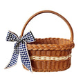 Axyaa Willow Rattan Flower Basket: Handmade, Sturdy, Wedding & Home Decor