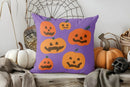 Axyaa Halloween Skeleton Moon Stars Pillow Cover for Sofa Bedroom Car