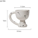 Axya High Beauty Ceramic Mug with Large Handle - Office and Home Drinkware
