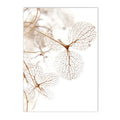 Axyaa Beige Dandelion Bunny Tail Grass Canvas Art Print Nordic Flower Poster
