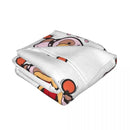 Axyaa Cozy Poochy Flannel Throw Blanket - Winter Manga Decoratives & Tourist Flannels