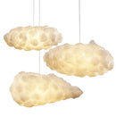 Axyaa Cloud Silk Cotton Pendant Lamp: Stylish LED for Kids' Room, Living, Restaurant Decor.