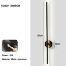 Axyaa Black LED Wall Lamps Wall Lights Switch for TV Background Indoor Wall Lighting