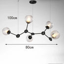 Axyaa Salon Chandelier Pendant Lights Ceiling Lamps for Dining Room Elegant Indoor Lighting