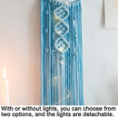 Bohemian Moon Dream Catcher With or Without Light, Macrame Dreamcatcher for Home Decor by Axyaa