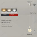 Axyaa Astronaut LED Chandelier: Modern Cream Moonlight Ambiance for Living Room & Bedroom