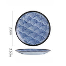 Axyaa Retro Ceramic Steak & Sushi Plate for Molecular Cuisine Tableware