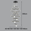 Axyaa Crystal Stair Chandelier Light - Ceiling Lamp LED Chandeliers for Living Room