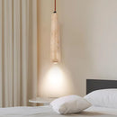 Axyaa Yellow Cave Stone Chandelier: Nordic Wabi Sabi Style Lamps for Home Decor