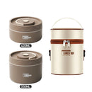 Axyaa Stainless Steel Thermal Lunch Box Bag Large Capacity BPA-Free Container