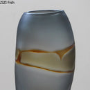 Axyaa Frosted Glass Vase Creative Hydroponics Plant Pot Room Decor