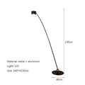 Axyaa Black Nordic Standing LED Floor Lamp for Home Decor & Bedroom