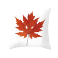 Axyaa Autumn Maple Leaves Pillow Cases with Fresh Print Flower Plant Custom Polyester Cover