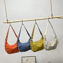 Axyaa Canvas Dumpling Bag: Trendy Single Shoulder & Versatile, for Women's Daily Casual Style