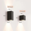 Axyaa Waterproof LED Wall Lights | Up Down GU10 Wall Lamp for Indoor Outdoor