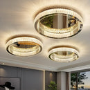Axyaa Crystal LED Ceiling Lamp: High-end Italian Chandelier for Home Decor Lighting