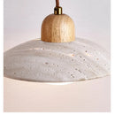Axyaa Wood Cream Chandelier Retro Indoor Pendant Lamp Decor Lighting